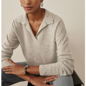 Reformation Cashmere 'Polo' Sweater Size S